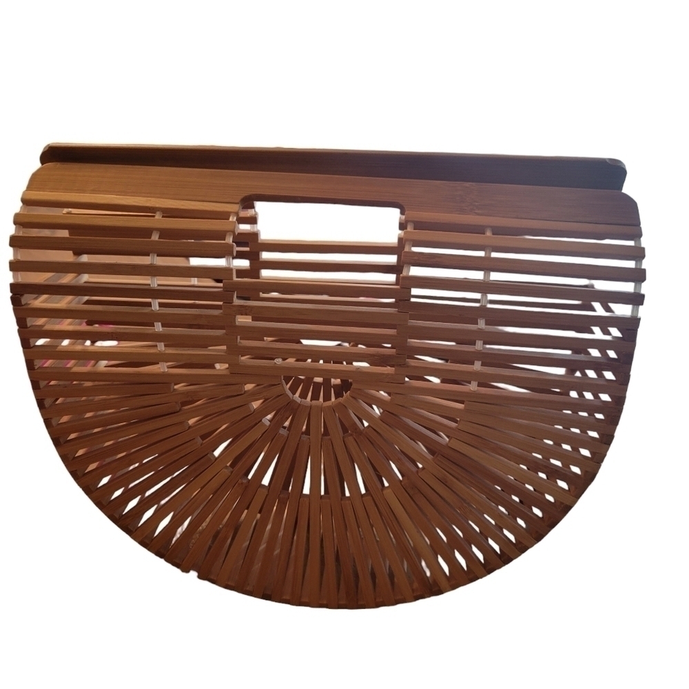 Bamboo Arc Small Top Handle Bag NWOT